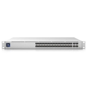 Ubiquiti Networks, Switch Pro Aggregation, Layer 3 switch with (28) 10G SFP+ ports and (4) 25G SFP28 ports, USW-Pro-Aggregation Ubiquiti Networks, Switch Pro Aggregation, Layer 3 switch with (28) 10G SFP+ ports and (4) 25G SFP28 ports, USW-Pro-Aggregation