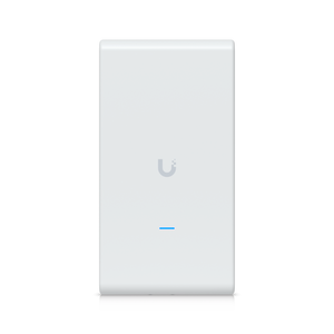 Ubiquiti, U6 Mesh Pro, Indoor/outdoor WiFi 6 AP with 4 spatial streams, an integrated super antenna, and a gigabit passthrough port (U6-Mesh-Pro)