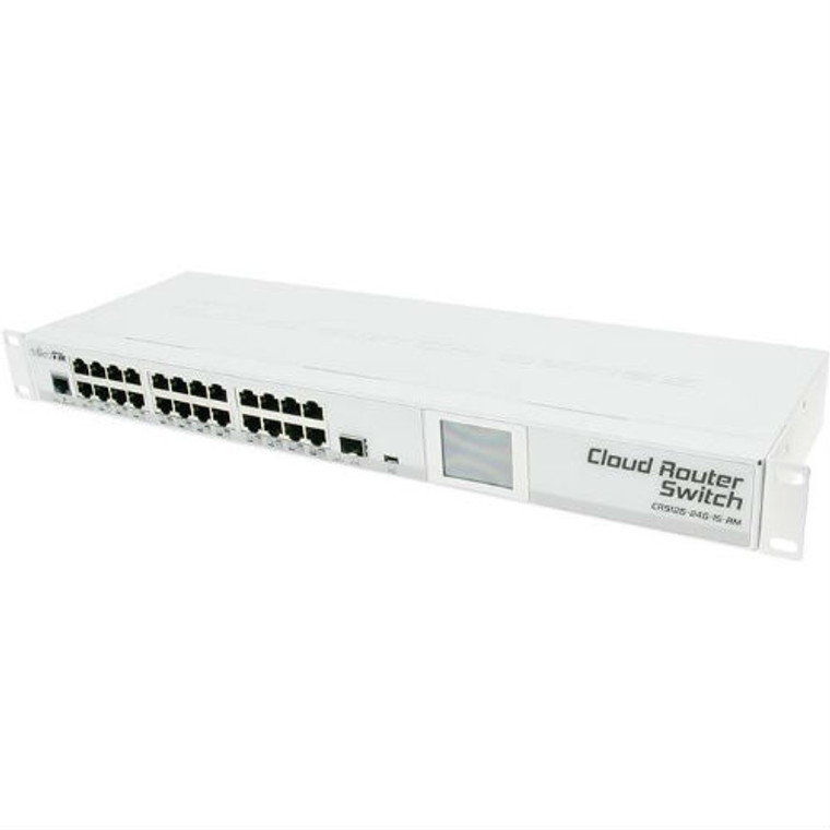 MikroTik 24 Port Cloud Router Switch 1SFP Rackmount, CRS125-24G-1S-RM