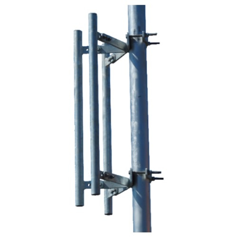 McCown Technology Triple Pipe Sector Antenna Mount with 3 x 36" Masts, 800-M-TOW-3P-36