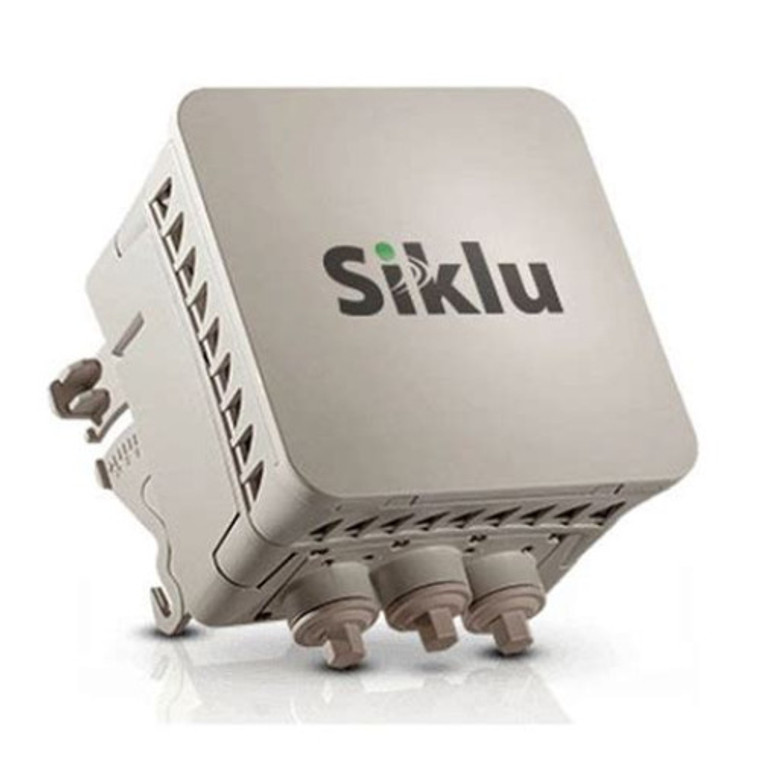 Siklu, EtherHaul-614TX 57-71GHz V-band TDD PoE ODU with Intergated Antenna. 500Mbps aggregated, upgradable to 1Gbps, 3xGbE copper ports (1x PoE-In & 2x PoE-Out)