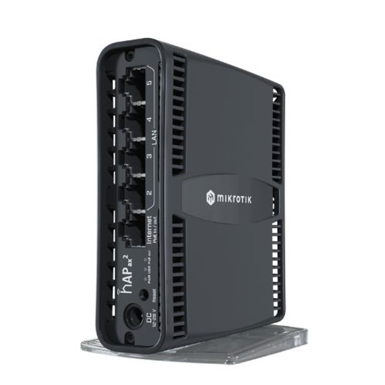 Mikrotik, hAP ax2, desktop/tower case, PSU, US version, C52iG-5HaxD2HaxD-TC-US