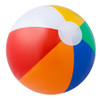 Bulk Pack of 12 Classic Inflatable Rainbow Beach Balls
