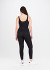 PEACHED TESS CROP - BLACK [USW021007]