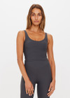 PEACHED TESS CROP - SLATE [USW021007]