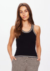 MIMI KNIT TANK - BLACK [USW125049]