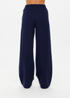 THE UPSIDE women's navy Hamptons Saylor Wide Leg Pant is made from a soft suiting lenzing fabrication. The wide leg pant is fitted with cargo pockets and an elasticated waistband with drawcord. Designed for leisure and recovery.