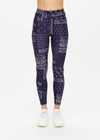 THE UPSIDE women's paisley Vaquero 25 inch Midi Pant is made from recycled super soft fabric. The 25 inch legging features elastic waistband with drawstring. Designed for yoga, pilates and barre.