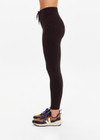 THE UPSIDE women's metallic Arizona 25 inch Midi Pant is made from specialty fabric. The soft 25 inch legging features drawstring at waist. Designed for yoga, pilates and barre.