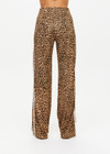 THE UPSIDE women's leopard Panthera Jetset Pant is made from viscose and rayon. The side stripe pants features pockets. Designed for travel and lounge.
