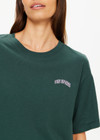 THE UPSIDE women's dark green oversized Alumni Sammi crew neck Tee is made from organic cotton and features logo at front chest and soft rib neckline.