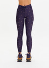 THE UPSIDE women's navy horseshoe print Cheval 28in Midi Pant is made from recycled, super soft and breathable quick-drying fabric and feature a waist drawcord.