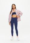 THE UPSIDE women's pink paisley Mascada Quilted Nicola Jacket is made from viscose blend. The oversized jacket features patch pockets. Designed for lifestyle wear.