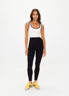 THE UPSIDE women's black recycled peached Prix Charlize Scoop Catsuit is designed for a soft & supportive fit with removable cups and internal shelf bra. Ideal for yoga, pilates & barre.