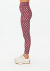 THE UPSIDE women's floral Firefly 25 Inch Legging is designed for a mid rise supportive fit in a breathable recycled super soft fabric. Made for pilates.