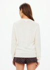 THE UPSIDE women's creme Gisella Wool Sweater is a lightweight wool knitted sweater in a soft cream colour. The perfect lifestyle piece.