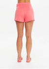 THE UPSIDE women’s pink Voila Cynthea Short is a true-to-size fit in a soft suiting fabrication and features a structured waistband and invisible zip in side seam. Made for everyday.