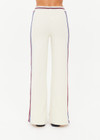THE UPSIDE women’s creme Adesa Kansas Knit Pant is a wide-leg style featuring short hem splits and a soft elastic waistband. Made for lifestyle.
