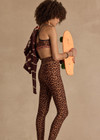 THE UPSIDE women's leopard Malawi Badu Crossback Bra offers soft & supportive fit with a scooped front neckline, crossback straps and removable cups. Made for yoga & pilates.