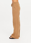 THE UPSIDE women's brown Kalo Willow Wide Leg Pant features a high waist, elasticated waistband with drawcord and front pin stitching. Made for lifestyle.