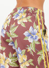 THE UPSIDE women's floral Isla Juliet Pant offers a relaxed fit in our vintage Isla hibiscus design and features an elasticated waistband with pockets, a split hem detail and yellow contrast binds. Made for lifestyle.