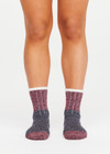 THE UPSIDE women's navy cotton Block Crew Sock features a colour block design, soft cosy construction and signature arrow logo detail. Made for lifestyle.