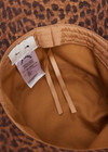 THE UPSIDE women’s leopard 100% cotton Javan Bucket Hat is lightweight with an adjustable inner brim with ribbon and a logo pip at edge. Made for lifestyle.