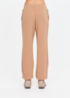 THE UPSIDE women's brown organic cotton Marlon Harrison Track Pant is true-to-size and features side stripes, side seam pockets and elasticated cuffs. Made for lifestyle.