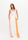 THE UPSIDE women’s tie dye recycled cotton Tokio Wide Leg Pant is designed for a relaxed fit and features side detailing, a high rise waist and side seam pockets. Made for lifestyle.