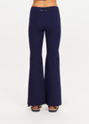 THE UPSIDE women’s navy sustainable Joyela Panelled Flare Pant is mid rise and features an internal elasticated waistband, front and back darts and contrast side stripe tape. Made for lifestyle.