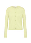 THE UPSIDE women's green Sakina Cashmere Cardigan is designed for a regular fit and features pearlised buttons and ribbed trims. Made for lifestyle.