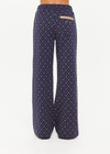THE UPSIDE women's monogram jacquard Ezra Nova Flare Pant features a monogram geometric design and an elasticated waistband with drawcord. Made for lifestyle.