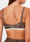 THE UPSIDE women's Laguna Elyssa Bra offers low coverage and features our Laguna palm print with a sweetheart neckline and adjustable straps. Made for yoga & pilates.