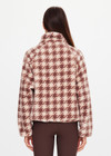 THE UPSIDE women's check recycled Palacio Harlow Fleece Pullover is relaxed fit with quarter-zip woven binds and zip pockets. Made for lifestyle.