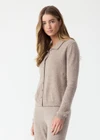 THE UPSIDE women’s brown Aimee Cashmere Collared Cardi is a regular-fit button-up style with a collar, ribbed hem and tonal pearlised buttons. Made for lifestyle.