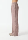 THE UPSIDE women's check Palacio Marnie Wide Leg Pant is high-rise with an elasticated waistband, pinstitch detail and side seam pockets. Made for lifestyle.