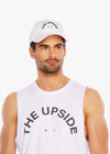 THE UPSIDE LOGO CAP - WHITE [USU56W]