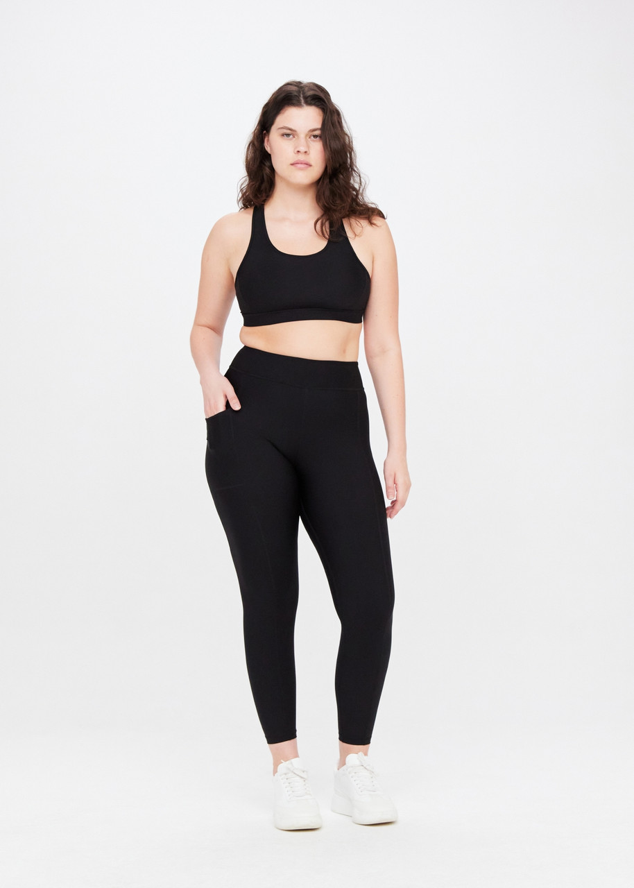 MATTE TECH POCKET MIDI PANT in BLACK