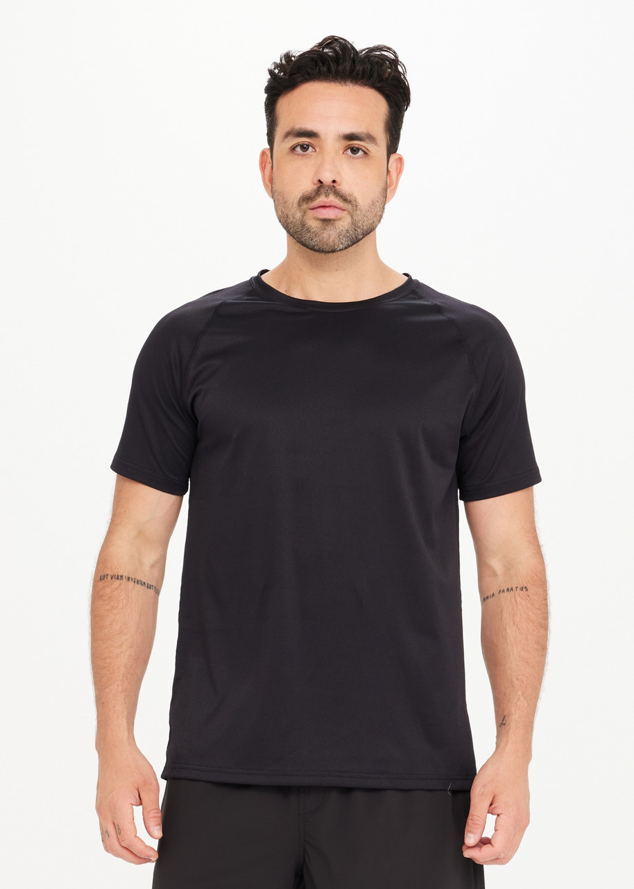 QUICK DRY DEAN TEE in BLACK | The UPSIDE