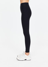 PEACHED 25IN MIDI PANT - BLACK [USW021010]