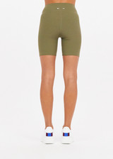 PEACHED 6IN SPIN SHORT - OLIVE [USW021008]