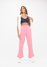 MAGIQUE CAMILLE CROPPED FLARE  - GUAVA [USW122140]