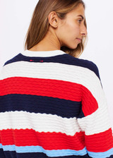 PACIFIC BOO KNIT - NAVY/WHITE [USW322015]