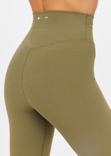 PEACHED THIA CROP FLARE - OLIVE [USW022012]