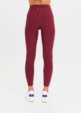 PEACHED 25IN MIDI PANT - BURGUNDY [USW021010]