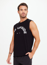 MENS MUSCLE TANK - BLACK [USM022008]