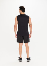 QUICK DRY KEANU MUSCLE TANK - BLACK [USM022001]