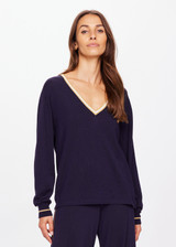 GREENWICH LENA LONG SLEEVE - NAVY [USW125075]