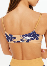 THE UPSIDE women's floral Aruba Ballet Bra is designed for soft support in recycled peached fabric with adjustable straps. Perfect for yoga & pilates.
