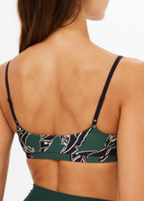 THE UPSIDE women's floral Tamara Ballet Bra offers a soft, comfortable fit in a quick-dry fabric and features adjustable elastic straps. Made for yoga & pilates.
